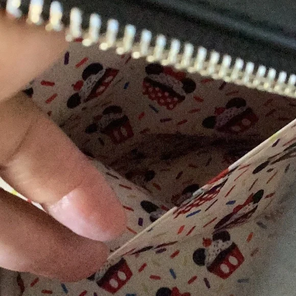 Loungefly Minnie Mouse Backpack Black and Red with Ears and Bow - Picture 12 of 16